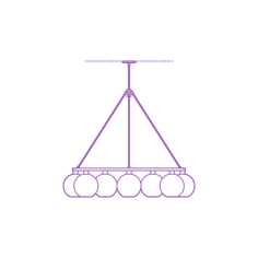 Fixtures Chandelier Sola 48 Chandelier Svg Line Art, Free Vectors File